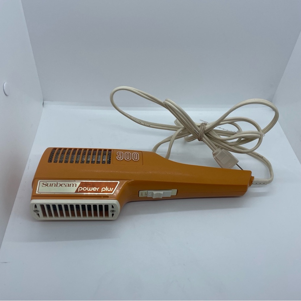 Sunbeam 900 Hair Dryer - Orange and White